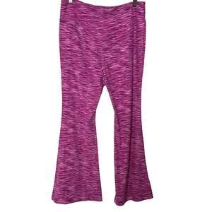 NO BO HI-RISE WIDE LEG BOHO PANTS, JUNIORS, XXL (19)-PINK, PURPLE  LINEAR PAT.
